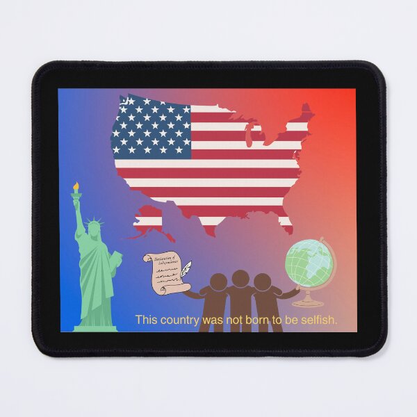 Item preview, This Country Was Not Born to be Selfish designed and sold by EJVisuals.