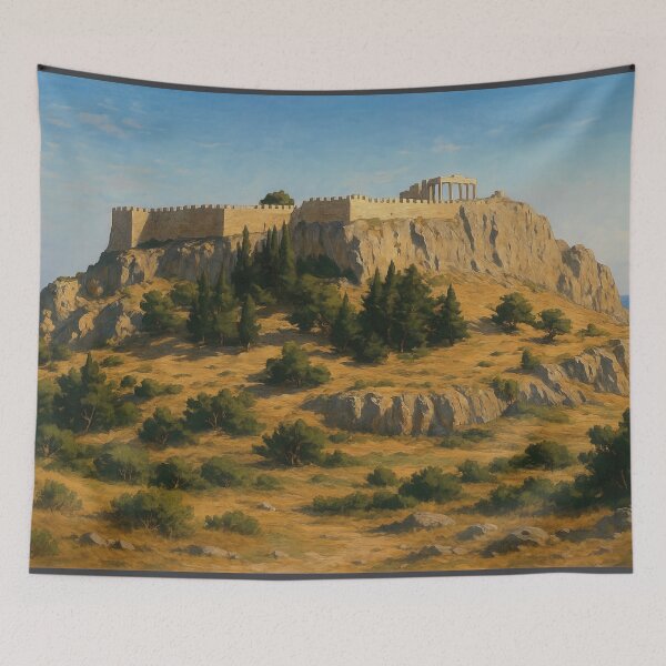 Item preview, The Lindos Acropolis designed and sold by KAI-Studio.