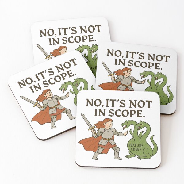 Item preview, Scrope Creep Slayed Meme Product Manager designed and sold by MinimumViableMeme.