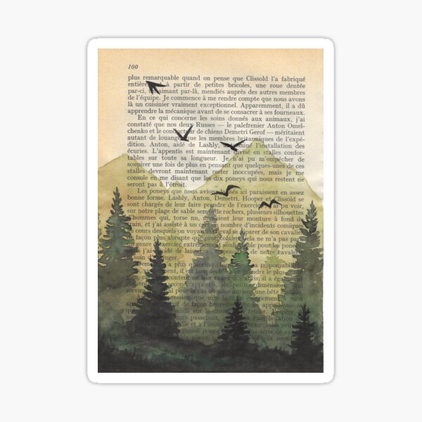 Item preview, Watercolor Book Page designed and sold by Marilou-Art.