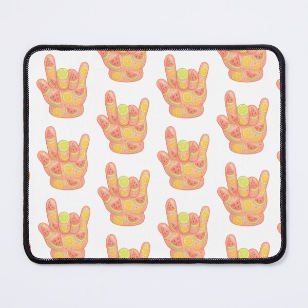 Item preview, ASL I Love You Hand – Cute Fruit Watercolor Summer Design designed and sold by momo9981.