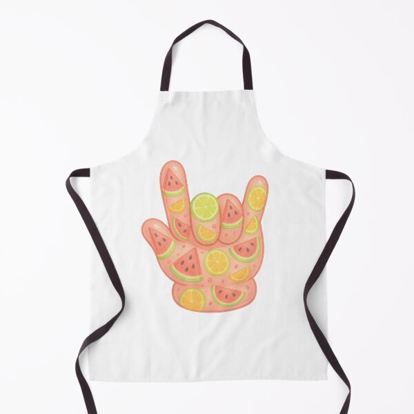 Item preview, ASL I Love You Hand – Cute Fruit Watercolor Summer Design designed and sold by momo9981.