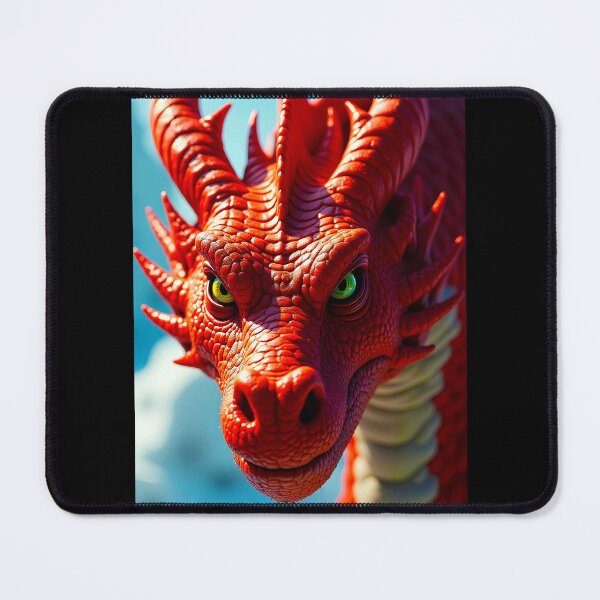 Item preview, Red Dragon Fantasy Wyrm Drake Serpent Mythical Beast designed and sold by PEC-Studio.