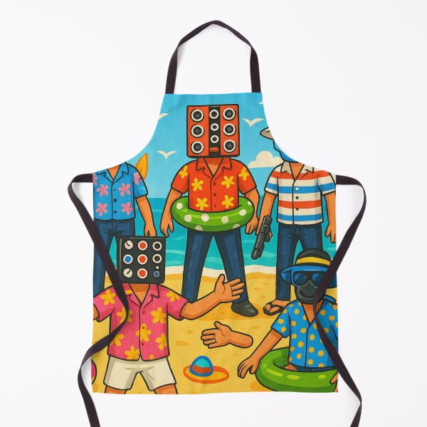 Item preview, Colorful Skibidi Toilet Camera Men Team Cartoon Summer designed and sold by Cartoonaty.