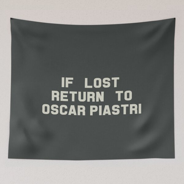 Artikelvorschau, If Lost Return to Oscar Piastri Tee entworfen und verkauft von deluluhaze.