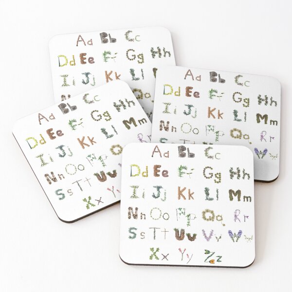 Item preview, Nature Alphabet Kids Educational Botanical ABC  designed and sold by EveryDayDabble.
