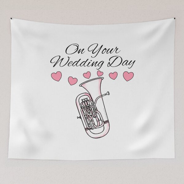 Item preview, On Your Wedding Day, Euphonium Player Brass Musician designed and sold by doodlerob.