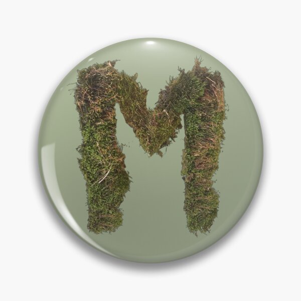 Item preview, Letter M made with Moss - Botanical Monogram  designed and sold by EveryDayDabble.