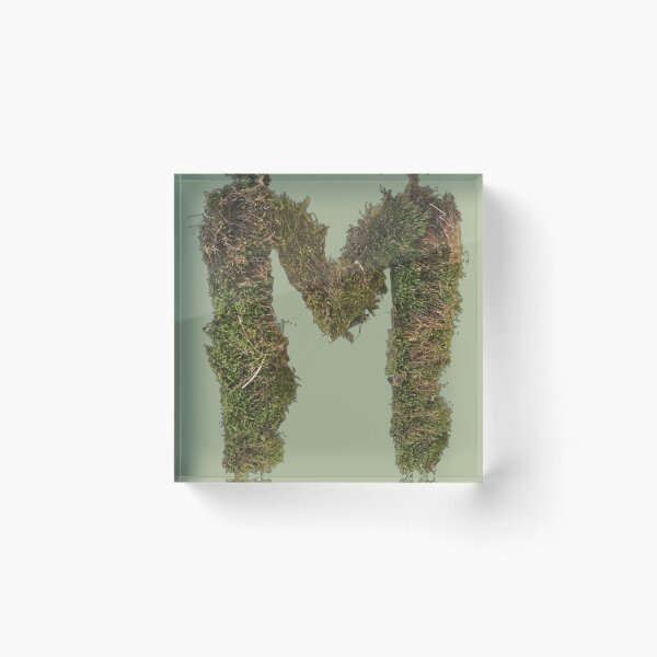 Item preview, Letter M made with Moss - Botanical Monogram  designed and sold by EveryDayDabble.