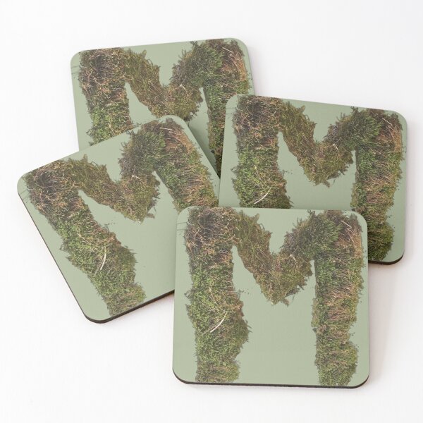 Item preview, Letter M made with Moss - Botanical Monogram  designed and sold by EveryDayDabble.