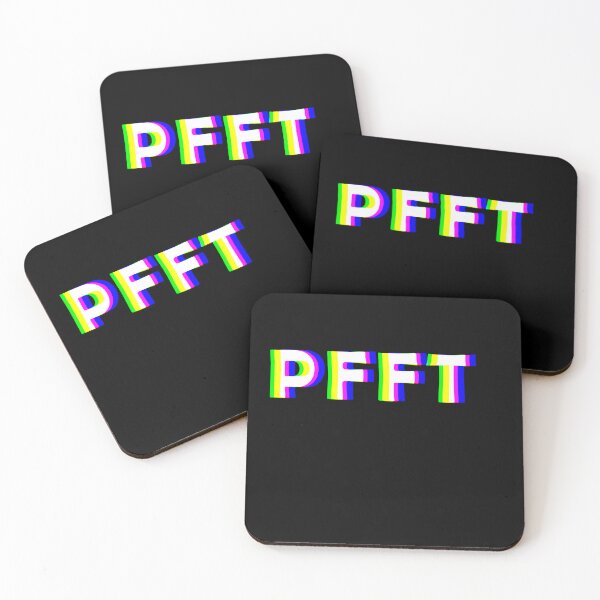 Item preview, Funny Glitch PFFT Meme Style Typography designed and sold by Taans-Creation.