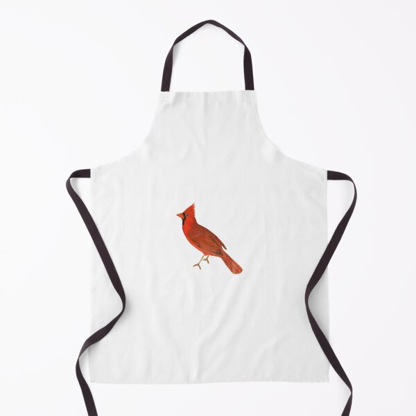 Item preview, Red Cardinal, Cardinal Illustration curious male cardinal, bright red bird designed and sold by EveryDayDabble.