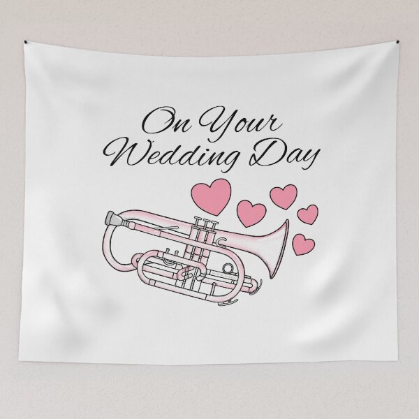 Item preview, On Your Wedding Day, Cornet Player Brass Musician designed and sold by doodlerob.