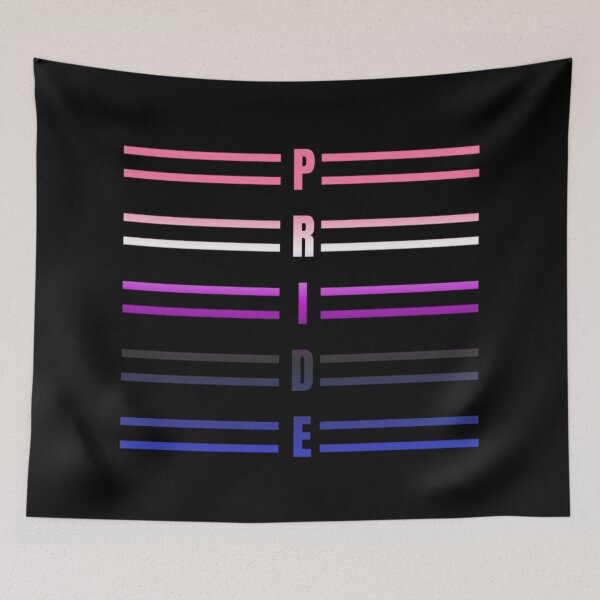 Item preview, Pride with Horizontal Lines Graphic, Genderfluid pride flag graphic, Rainbow Graphic, LGBTQ,  Pride Party, Pride Parade, Unisex Design, Subtle  LGBTQ,  designed and sold by PrideBeProud.