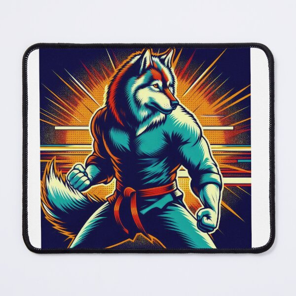 Item preview, Sports kung fu wolf ,karate wolf,Sports,funny sports ,karate sport,combat sport designed and sold by Expressions-Sel.