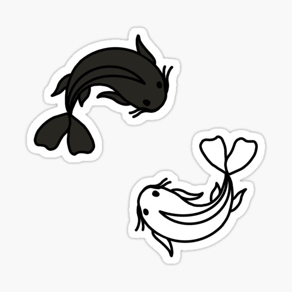 Item preview, Yang yin Koi Fish designed and sold by Leapingdoe.