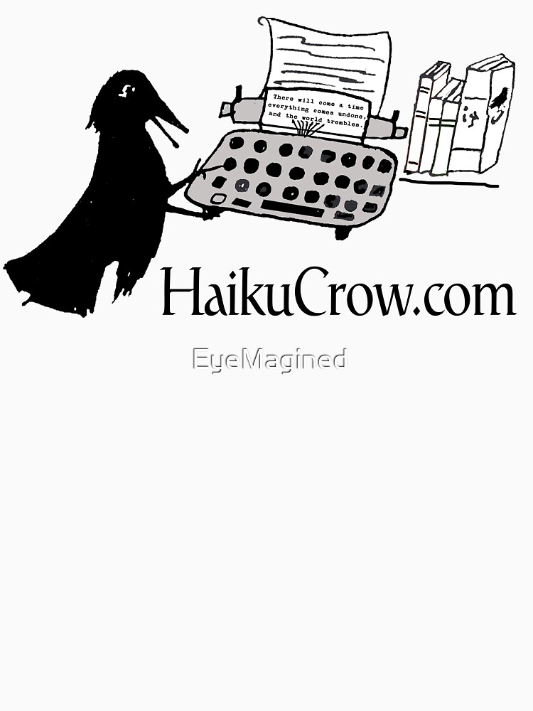 Thumbnail 7 of 7, Classic T-Shirt, Crow Typing designed and sold by EyeMagined.