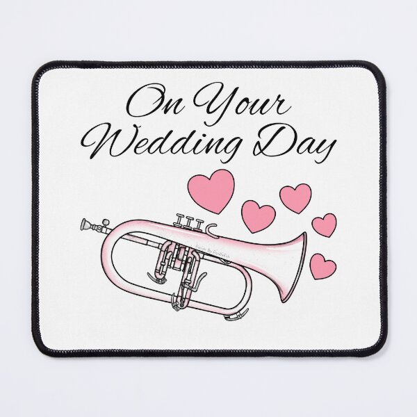 Item preview, On Your Wedding Day, Flugelhorn Player Brass Musician designed and sold by doodlerob.