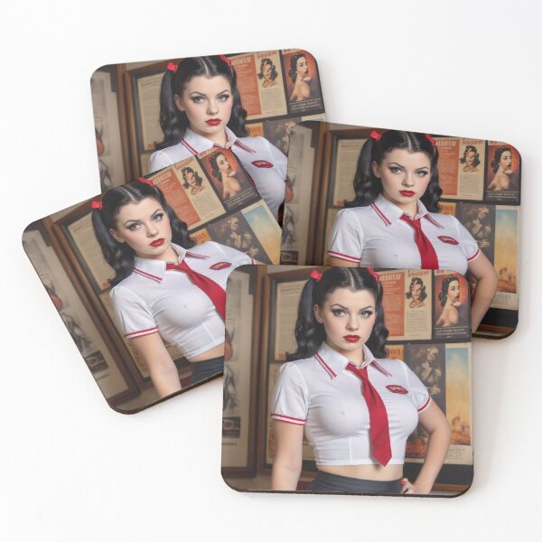 Item preview, Sexy Goth Boarding School Pin Up designed and sold by MissSaylor.