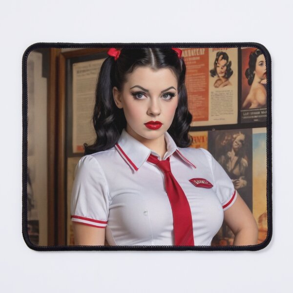 Item preview, Sexy Goth Boarding School Pin Up designed and sold by MissSaylor.