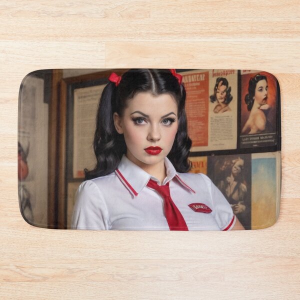 Item preview, Sexy Goth Boarding School Pin Up designed and sold by MissSaylor.
