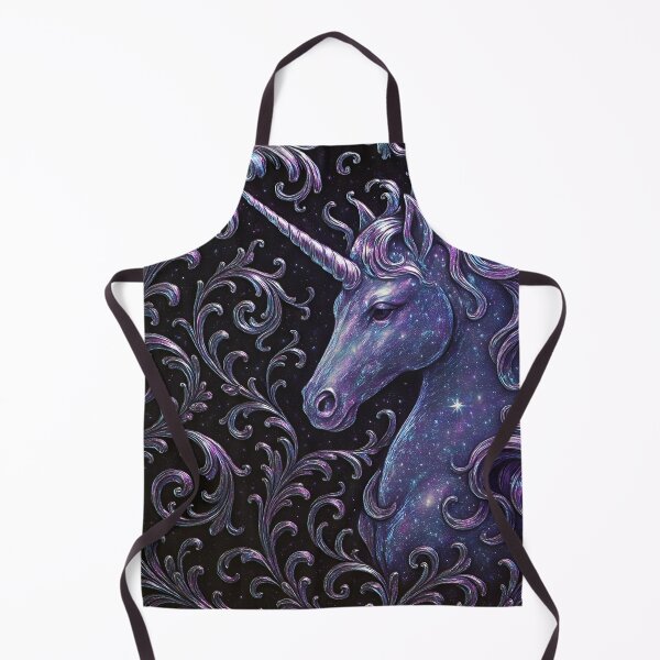 Item preview, Celestial unicorn with ornate curls designed and sold by mystiquelicorne.