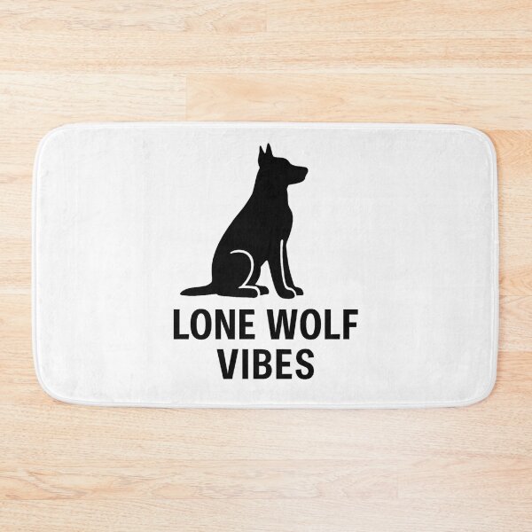 Item preview, LONE WOLF VIBES designed and sold by TheWonkyEaselCo.
