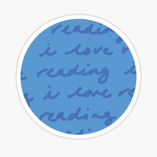 Aperçu de l'œuvre j'adore lire le bleu créée et vendue par wanderlust-98.