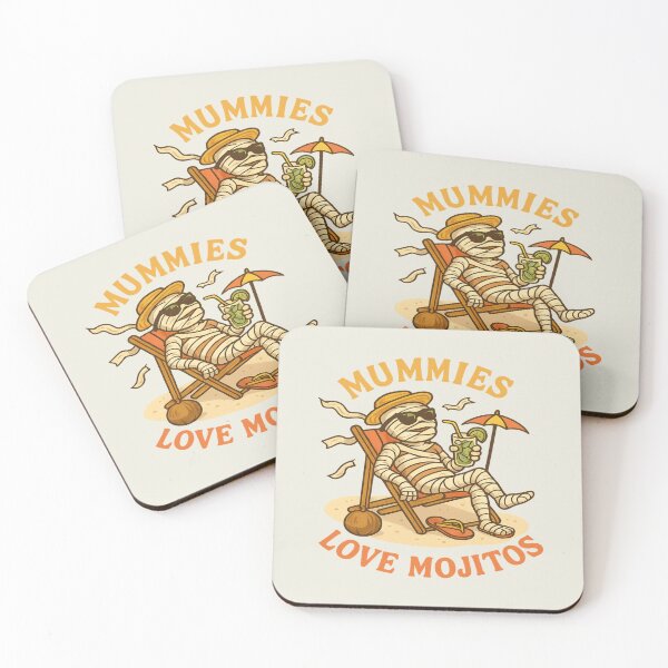 Item preview, Mummies Love Mojitos – Unwrap the Summerween Vibes designed and sold by Rajasekar.