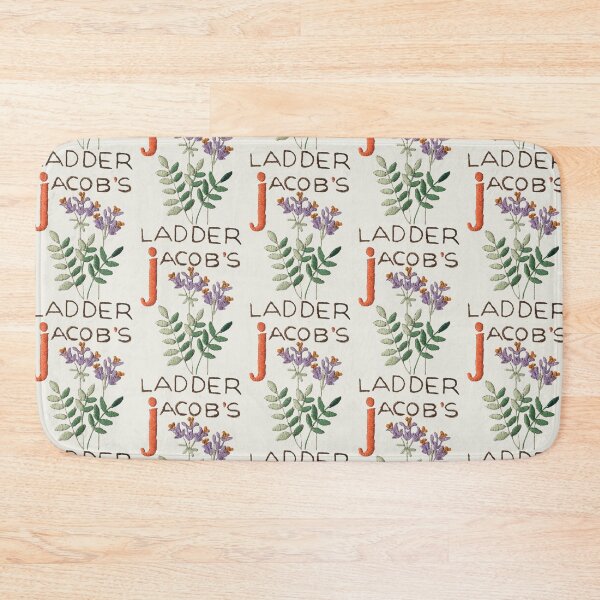 Item preview, Jacob's Ladder Wildflower Embroidery | Light purple wildflowers, Cottage core embroidery, sewn look design designed and sold by EveryDayDabble.