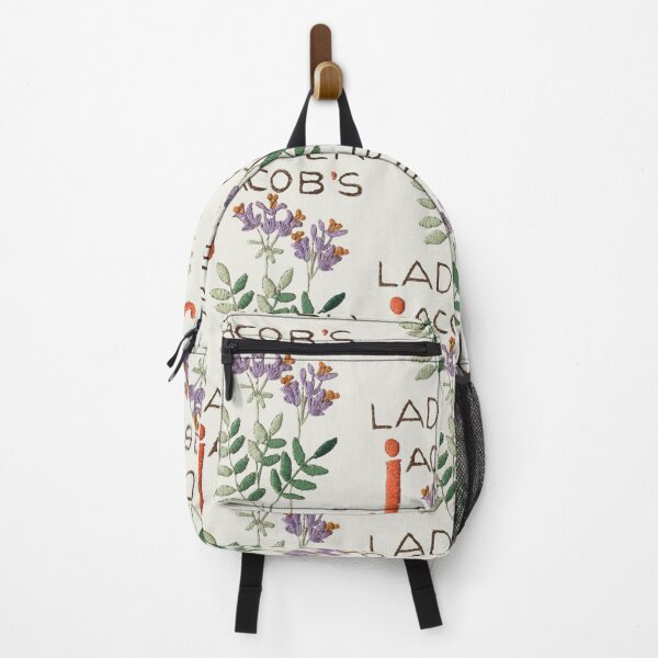Item preview, Jacob's Ladder Wildflower Embroidery | Light purple wildflowers, Cottage core embroidery, sewn look design designed and sold by EveryDayDabble.