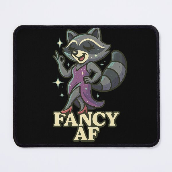 Item preview, Fancy AF Raccoon – Sparkly Graffiti Tattoo Style designed and sold by TrashCultSupply.