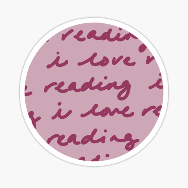 Aperçu de l'œuvre j'aime lire - rose créée et vendue par wanderlust-98.