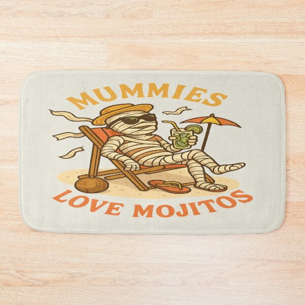 Item preview, Mummies Love Mojitos – Unwrap the Summerween Vibes designed and sold by Rajasekar.