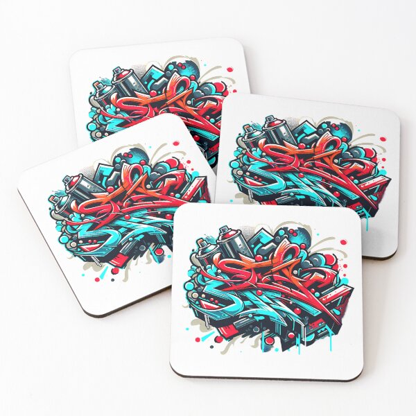 Item preview, spray painted designed and sold by blind mice designs.
