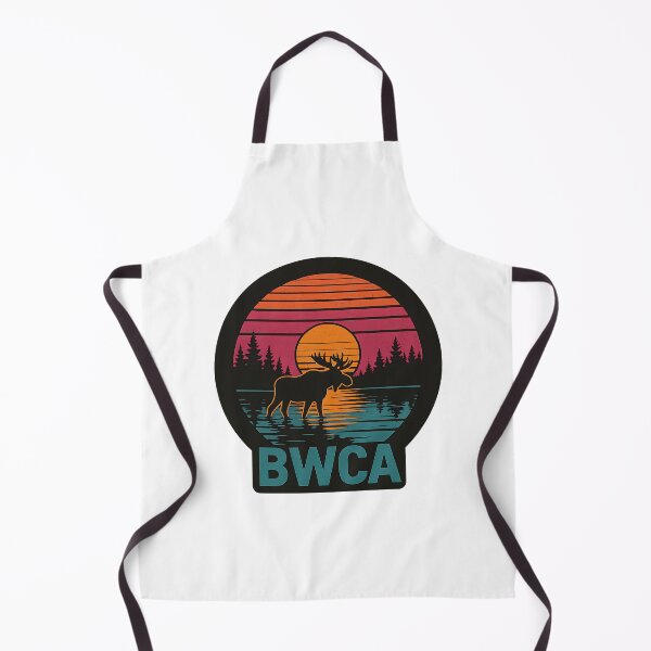 Item preview, BWCA Moose Sunset Retro Design designed and sold by WayoftheWater.