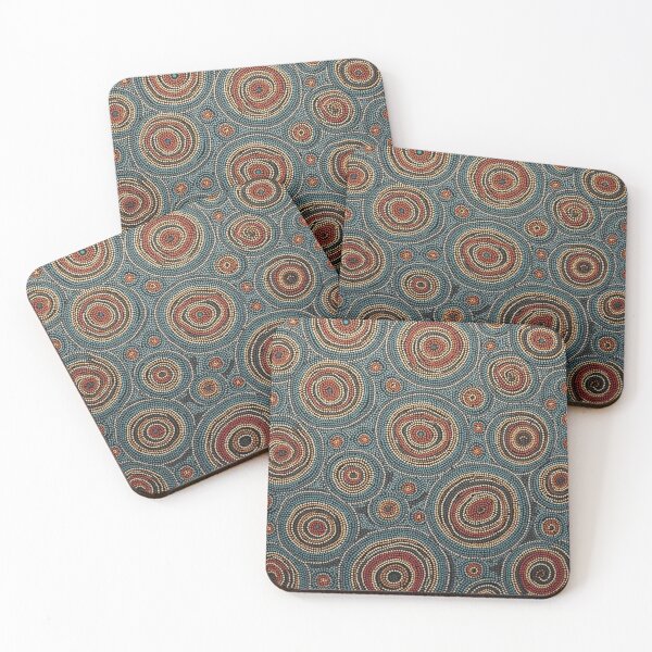Item preview, Aboriginal Inspired Dot Art - Circle Cells designed and sold by GrinGalore.