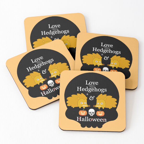 Item preview, Love Hedgehogs and Halloween designed and sold by MFellArt Creations.