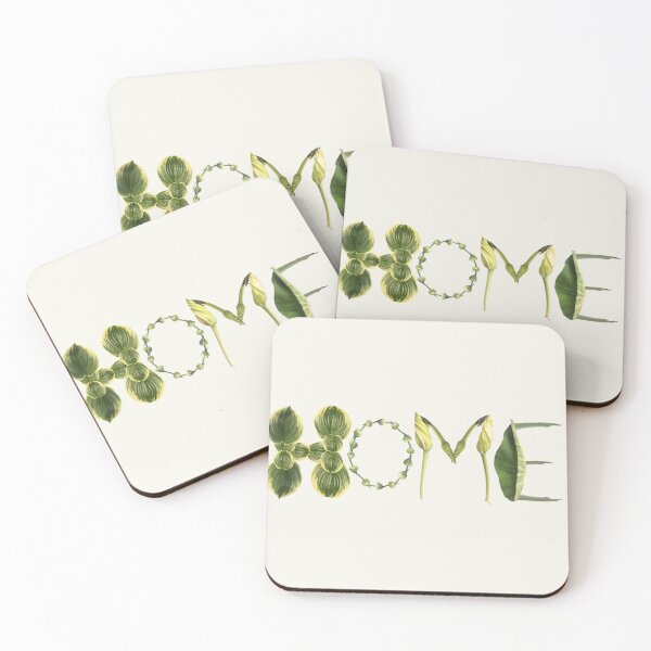 Item preview, Home - Welcome Home - Green Botanical designed and sold by EveryDayDabble.