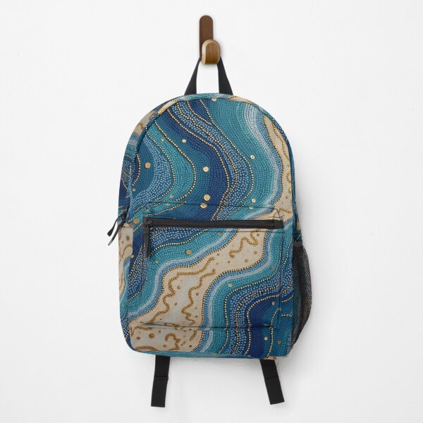 Item preview, Aboriginal Inspired Dot Art - Oceanic Isthmus designed and sold by GrinGalore.