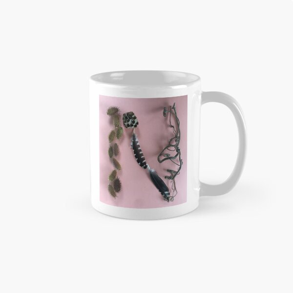Item preview, Nature still life with burs, feathers, wasp nest and grape tendrils designed and sold by EveryDayDabble.