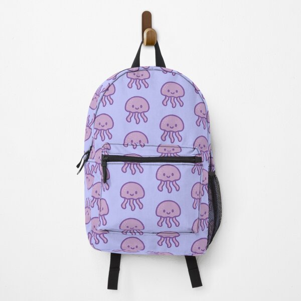 Item preview, Smiley Jellyfish Floating by ? Cute Ocean Animal Illustration designed and sold by PatchAndPetal.