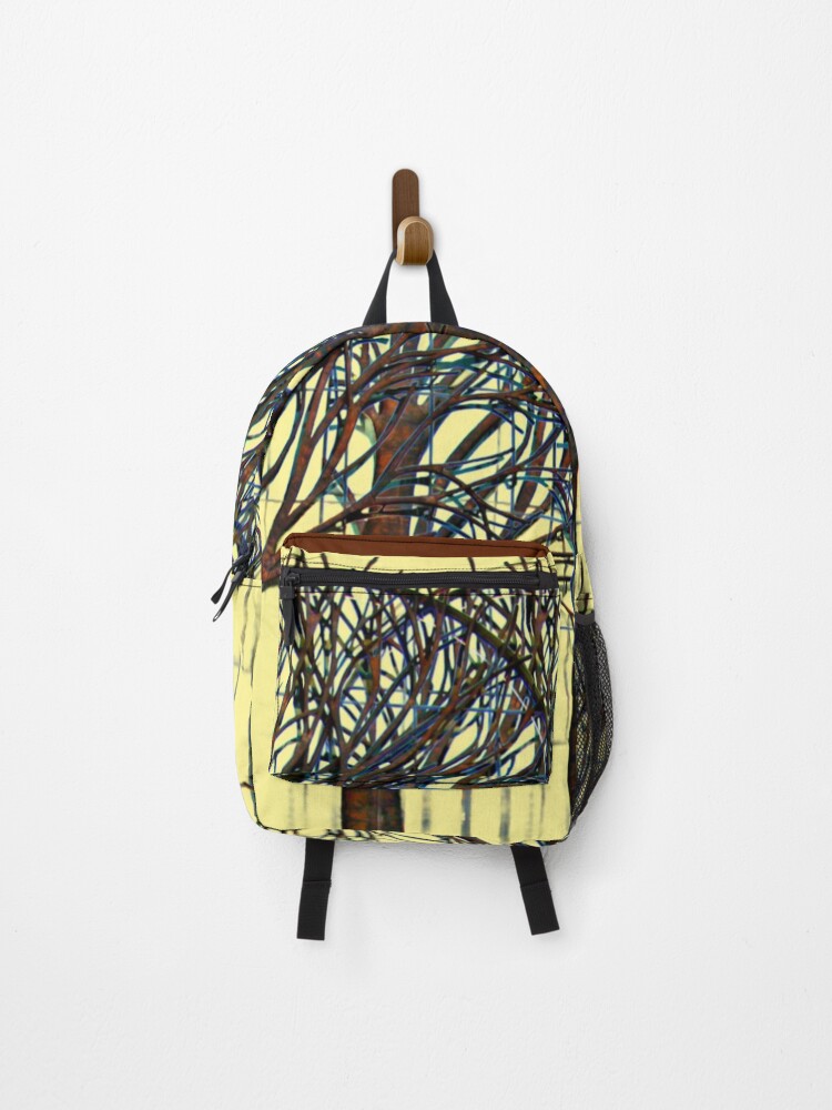 Thumbnail 1 of 3, Backpack, Tree Window designed and sold by daweave77.