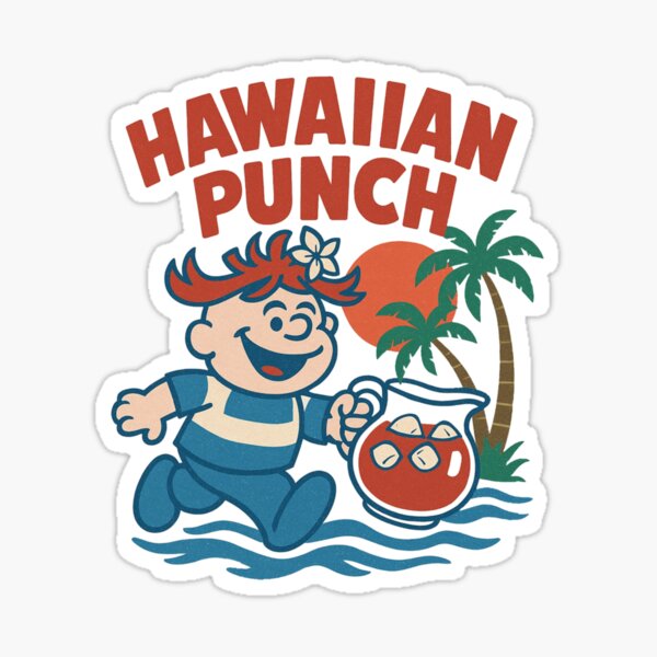 Vista previa del artículo con la obra «ponche hawaiano», diseñado y vendido por PeakPatternArt.