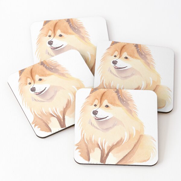 Item preview, Watercolour Finnish Lapphund designed and sold by TheresaNicole.