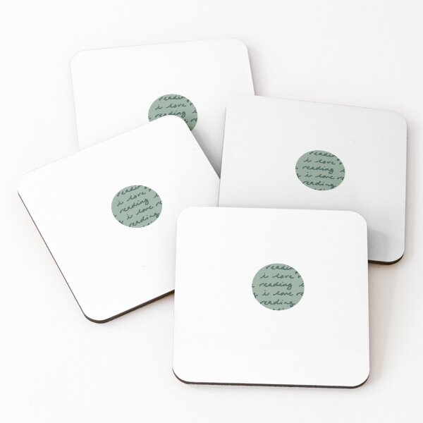 Item preview, i love reading - teal designed and sold by wanderlust-98.