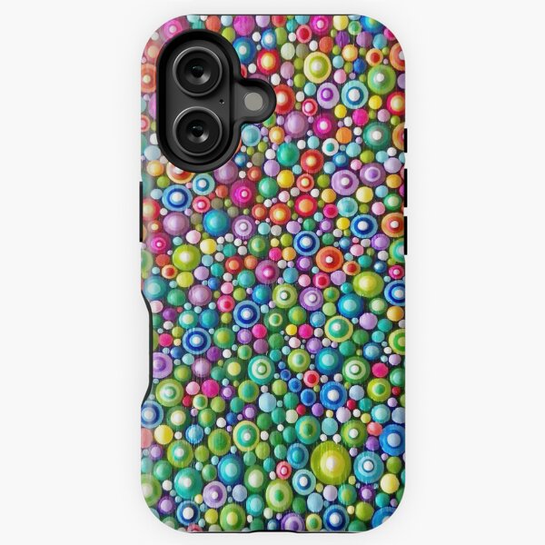 Colorful Dotting Art iPhone Tough Case