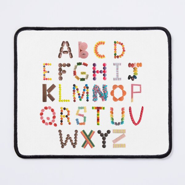 Item preview, Colorful Kids Alphabet with rainbow and candy  designed and sold by EveryDayDabble.