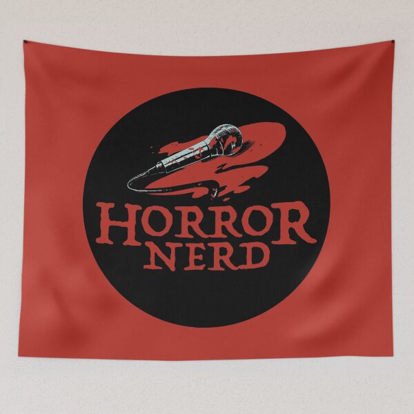 Item preview, Horror Nerd Round Logo designed and sold by Horror-Nerd.