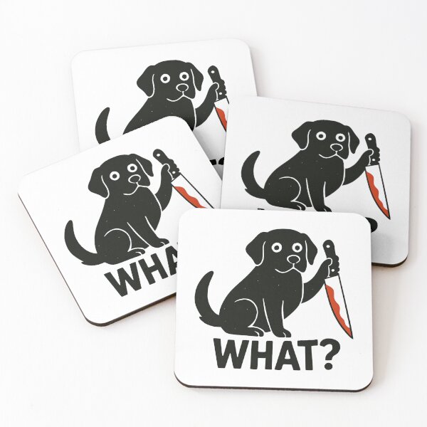Item preview, Dog Wif Knife designed and sold by ManiaPopShop.
